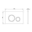 Przycisk Vela Kółko Biały P47-0130-0251 Fluidmaster