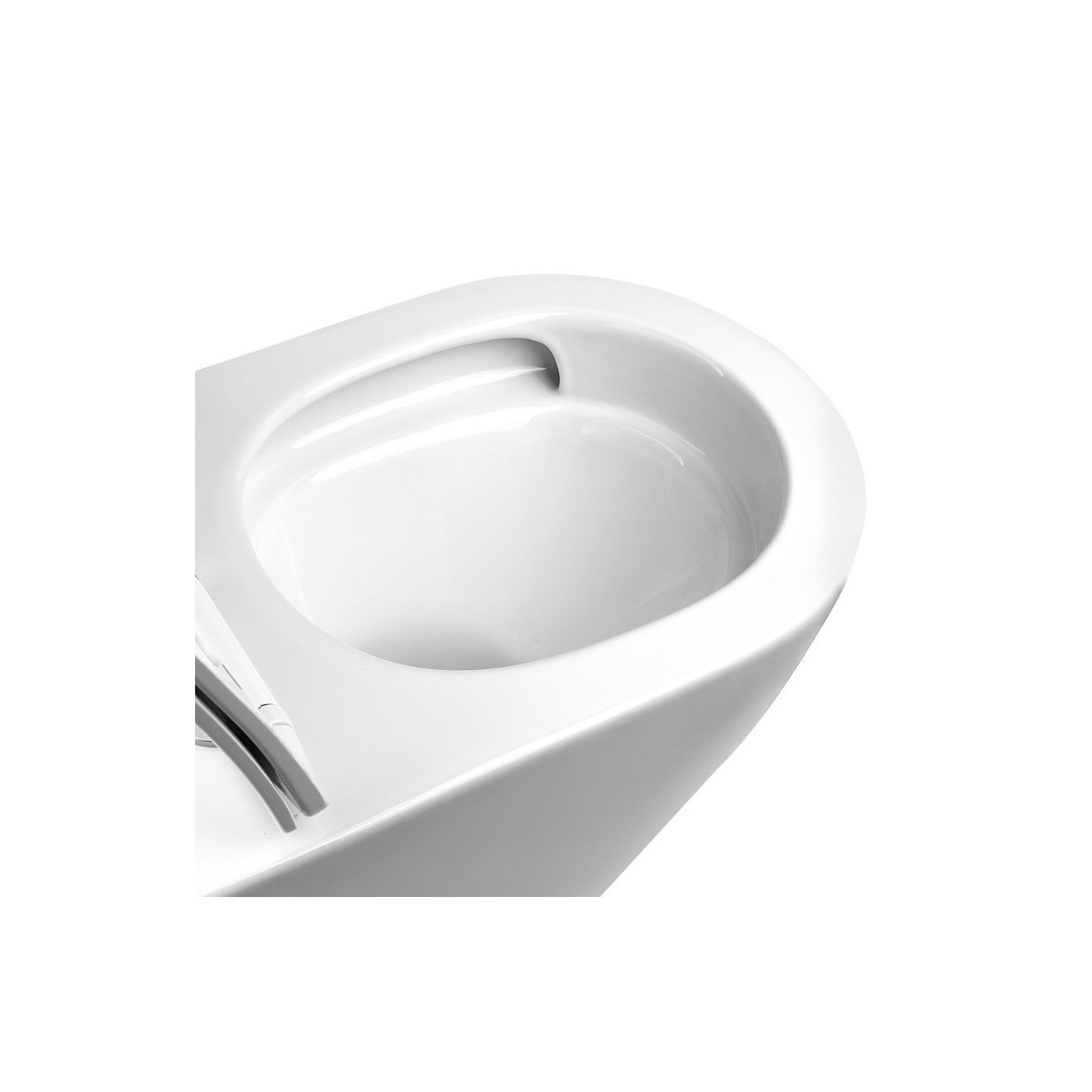 Miska WC Nox 1.1 Z Systemem Spłukiwania AquaTwist Z Deską Wolnoopadającą Slim Biały 0115-AT Emporia