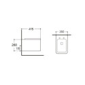 Miska WC LEX 1.0 Podwieszana Bezrantowa Z Systemem Spłukiwania AquaTwist Z Deską Wolnoopadającą 49,5x35 1148-AT Emporia
