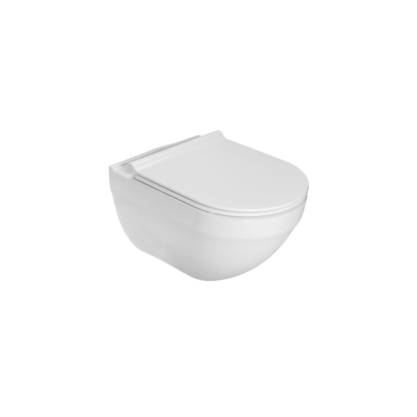 Miska WC Podwieszana Rimles Z Deską Wolnoopadającą Slim Hebe Pack A34H138000 Roca