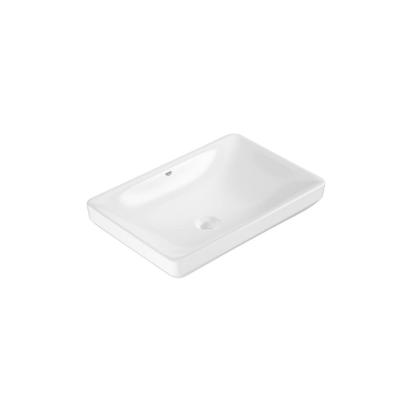 Umywalka Nablatowa 60x40cm Z Przelewem Euro 2.0 Biel Alpejska 102434SH00 Grohe