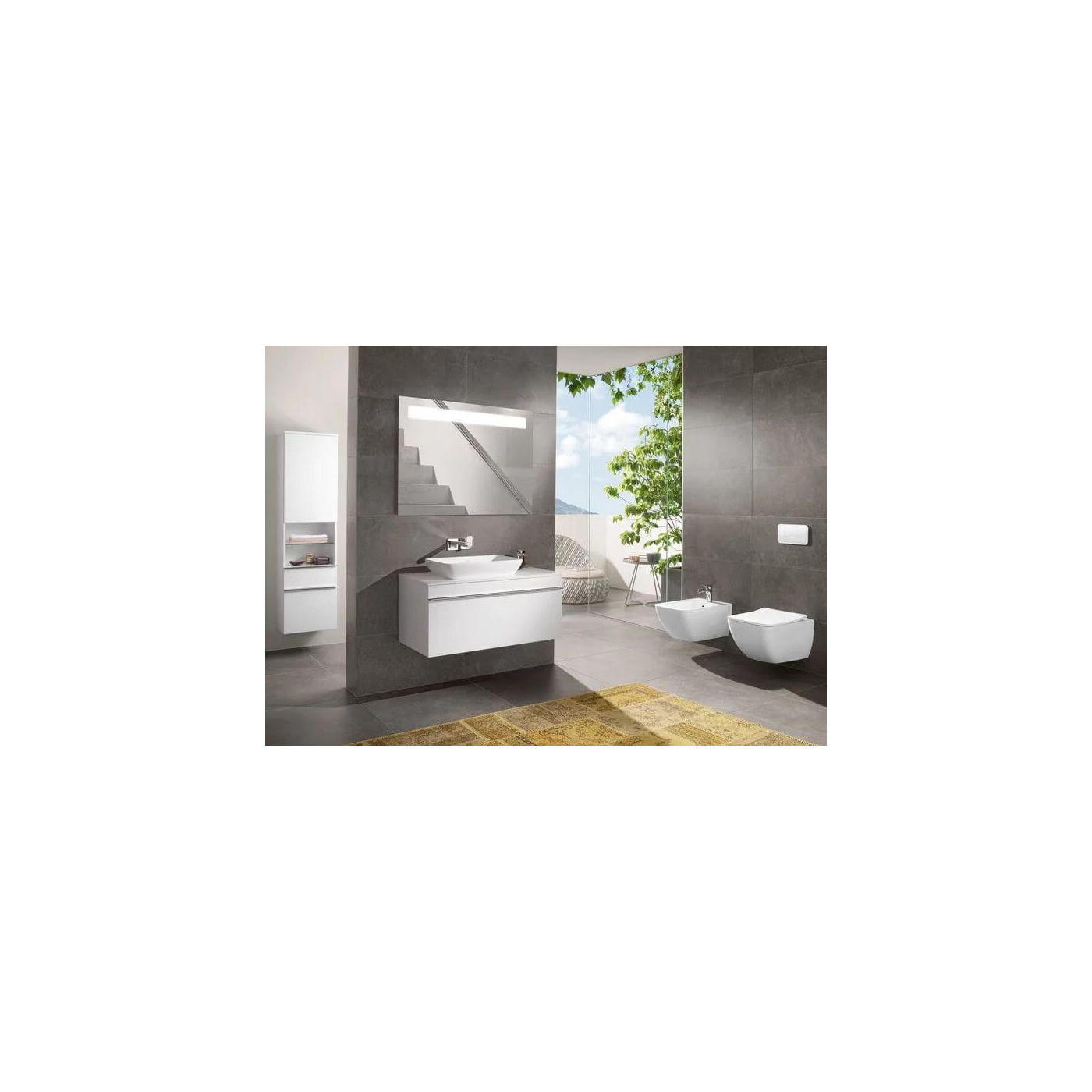 Miska WC Wisząca Bezrantowa Venticello 56x37 Z Deską Wolnoopadającą 4611RS01 Villeroy&Boch