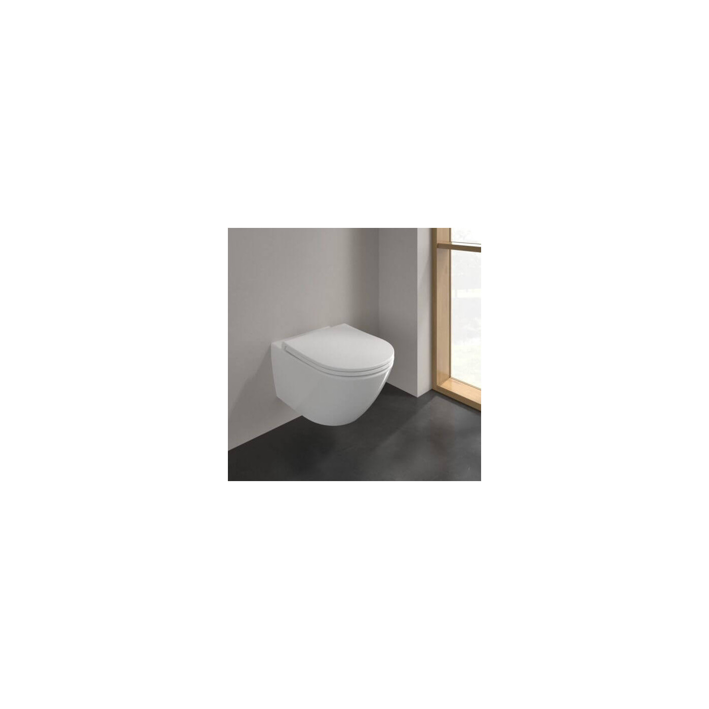 Miska WC Wisząca Universo TwistFlush 56x37 Z Deską Wolnopadającą Combi-Pack 4670T901 Villeroy&Boch