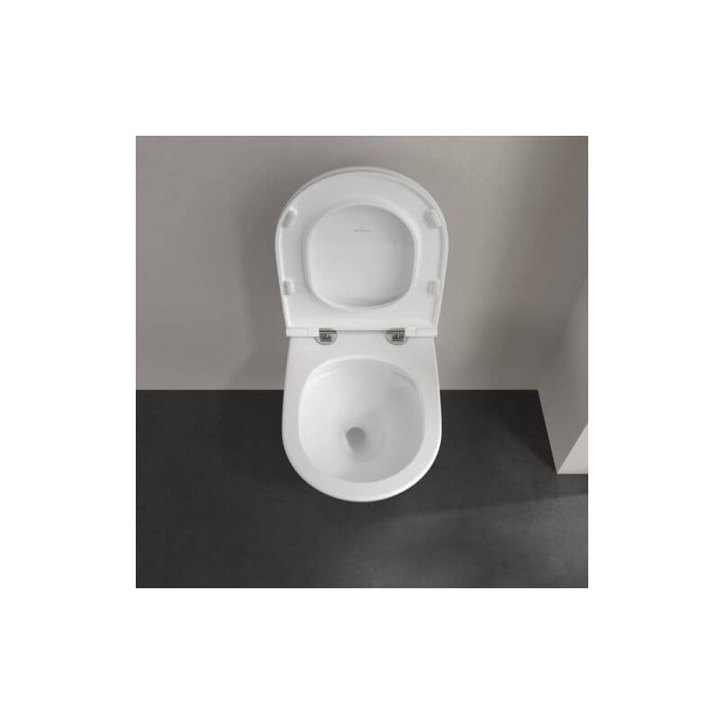 Miska WC Wisząca Universo TwistFlush 56x37 Z Deską Wolnopadającą Combi-Pack 4670T901 Villeroy&Boch