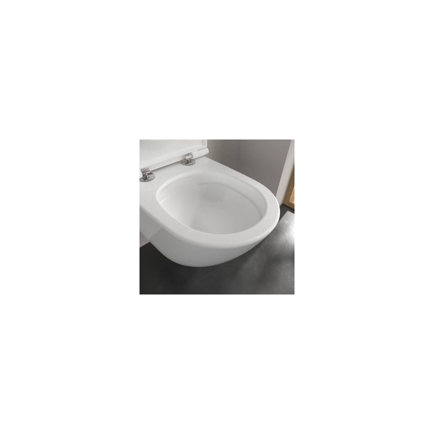 Miska WC Wisząca Universo TwistFlush 56x37 Z Deską Wolnopadającą Combi-Pack 4670T901 Villeroy&Boch