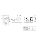 Miska WC Wisząca Universo TwistFlush 56x37 Z Deską Wolnopadającą Combi-Pack 4670T901 Villeroy&Boch