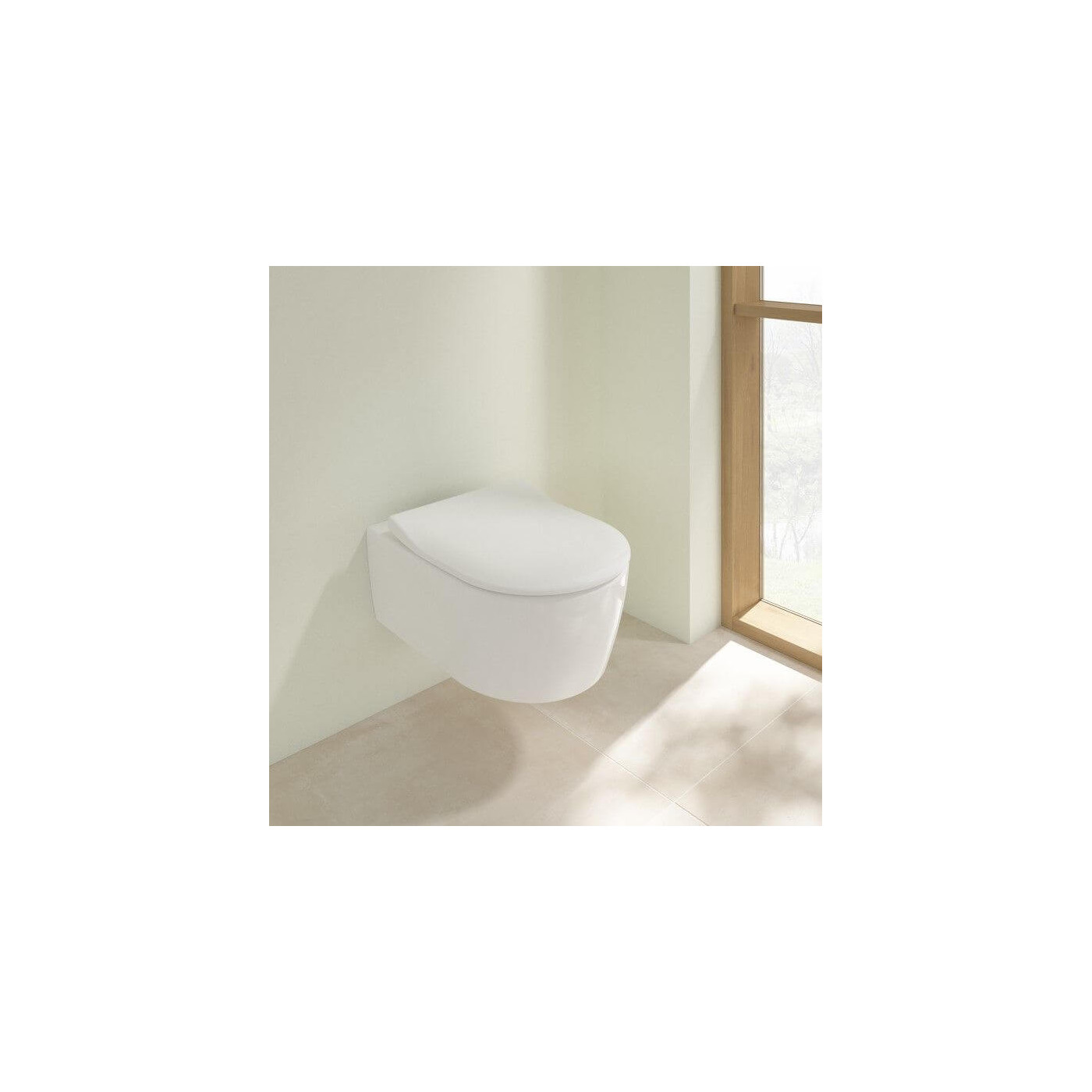 Miska WC Avento CeramicPlus Z Deską Wolnoopadającą Weiss Alpin 5656RSR1 Villeroy&Boch