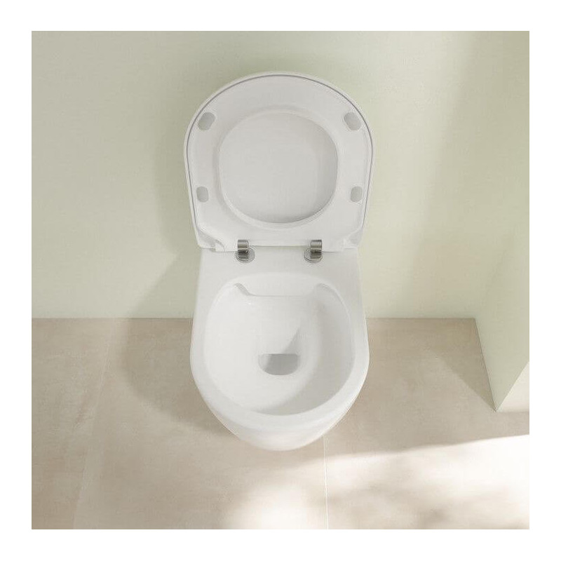 Miska WC Avento CeramicPlus Z Deską Wolnoopadającą Weiss Alpin 5656RSR1 Villeroy&Boch
