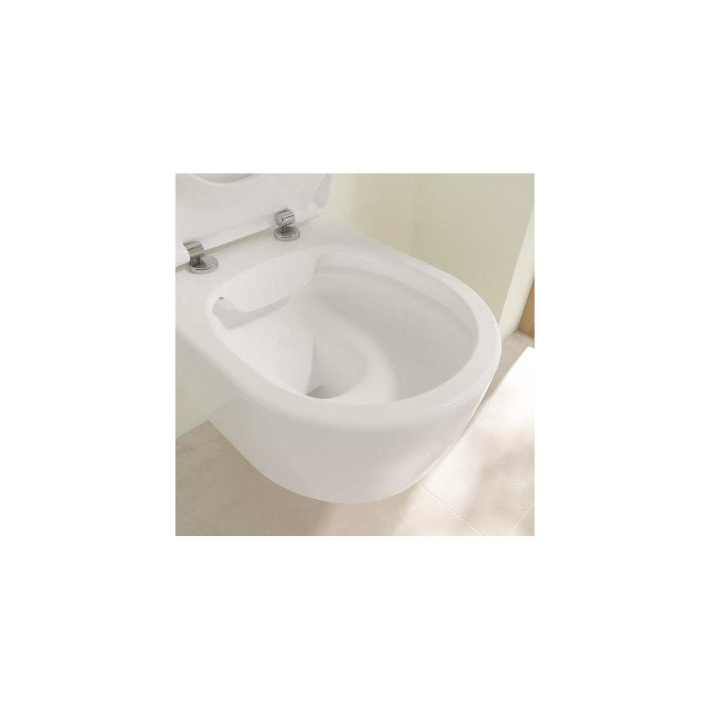Miska WC Avento CeramicPlus Z Deską Wolnoopadającą Weiss Alpin 5656RSR1 Villeroy&Boch