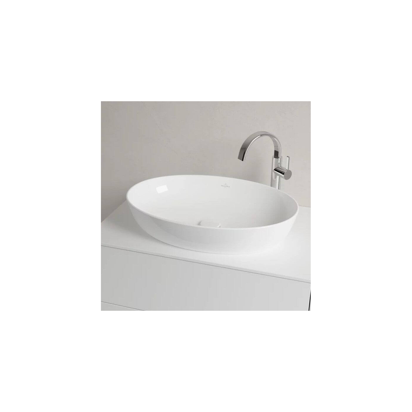 Umywalka Nablatowa Artis 610x410 CeramicPlus Weiss Alpin 419861R1 Villeroy&Boch