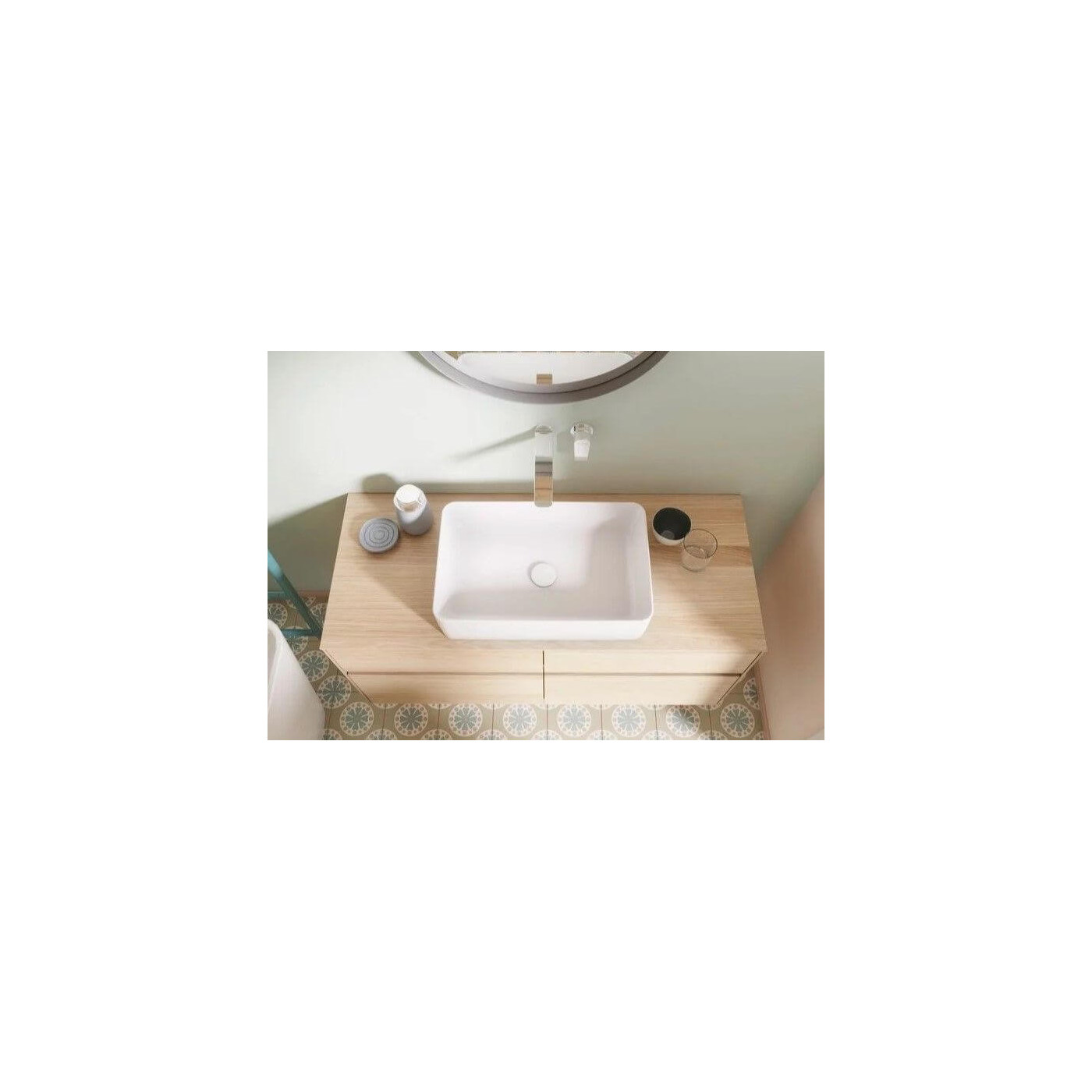 Umywalka Nablatowa Collaro 560x360 CeramicPlus Weiss Alpin 4A2056R1 Villeroy&Boch