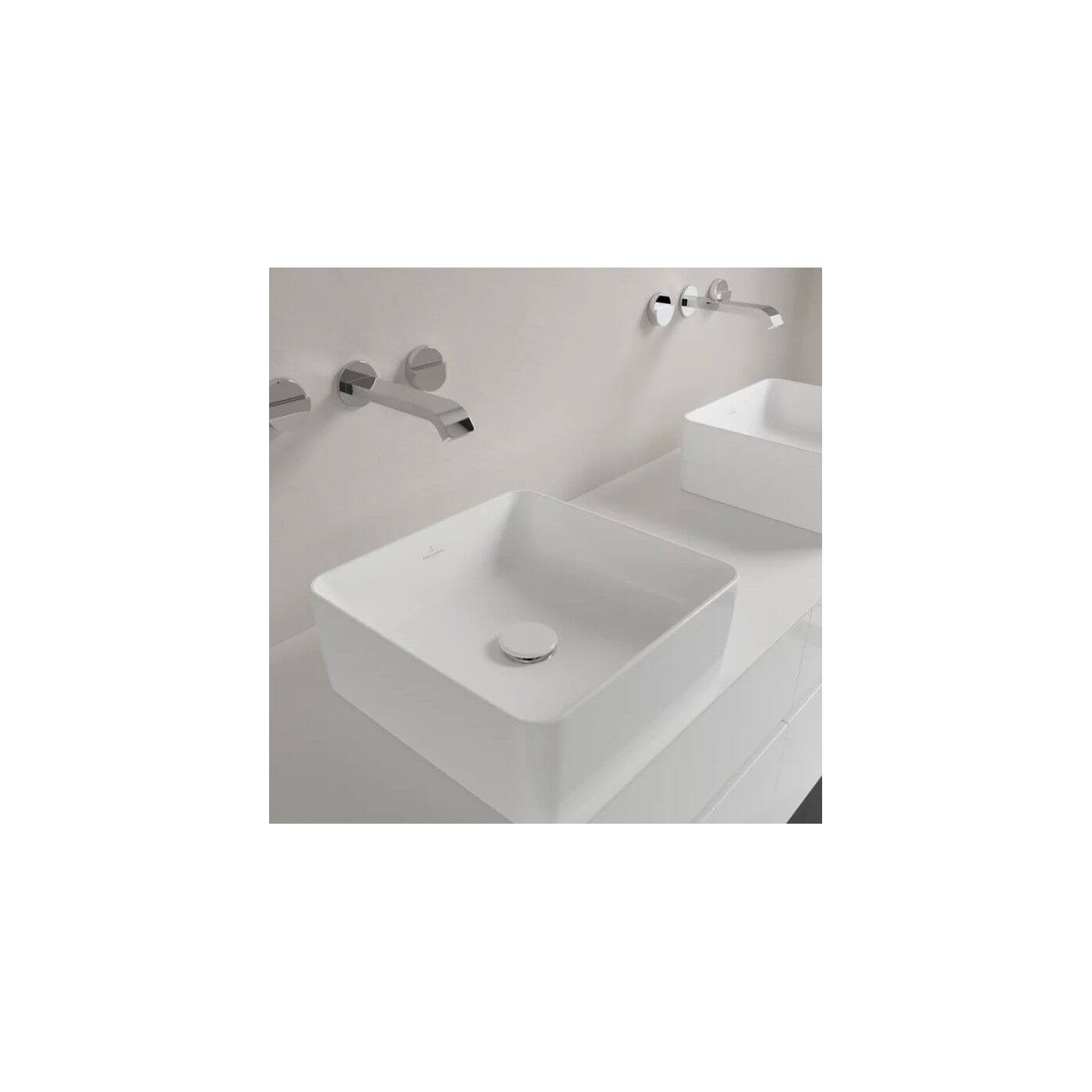 Umywalka Nablatowa Collaro 380x380 Weiss Alpin 4A213801 Villeroy&Boch
