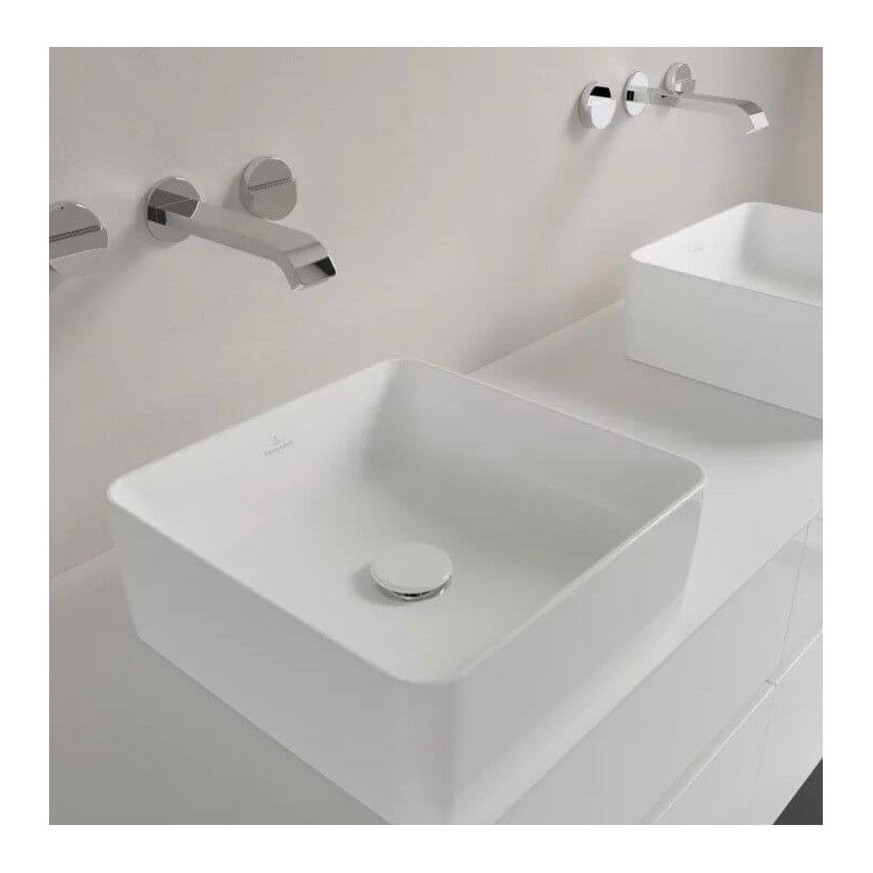 Umywalka Nablatowa Collaro 380x380 Weiss Alpin 4A213801 Villeroy&Boch