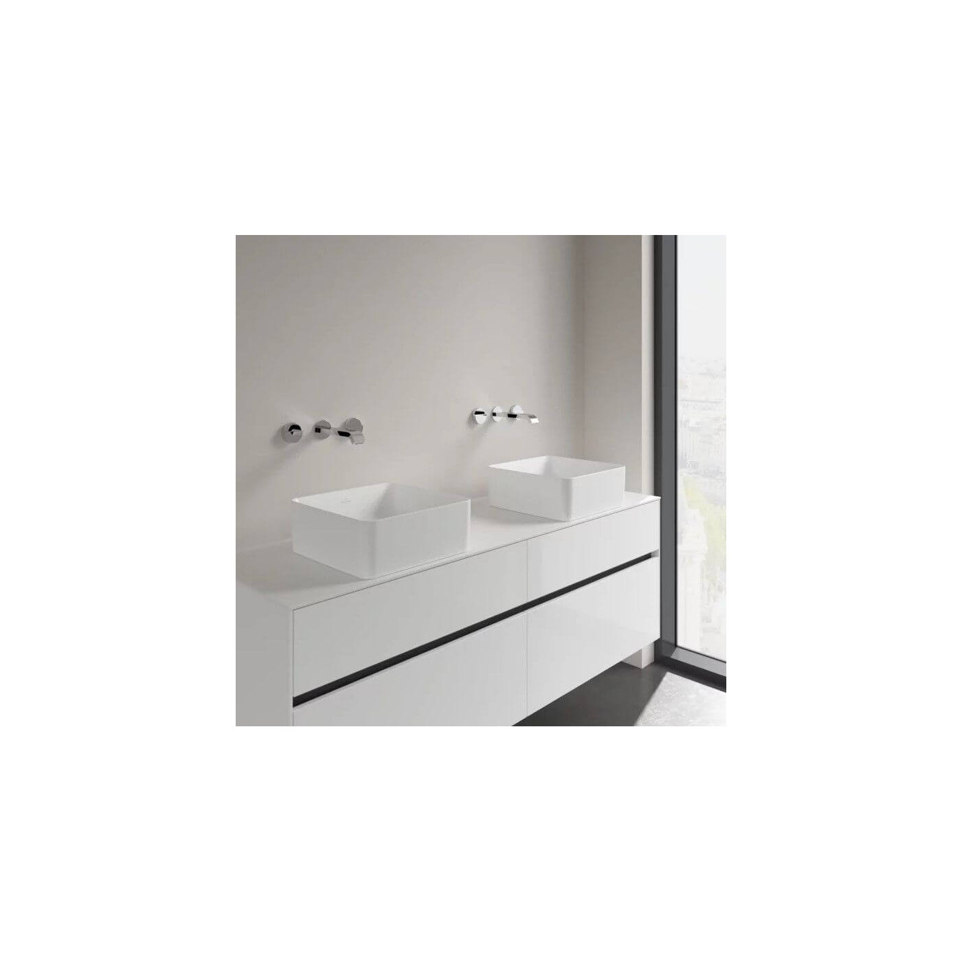 Umywalka Nablatowa Collaro 380x380 Weiss Alpin 4A213801 Villeroy&Boch