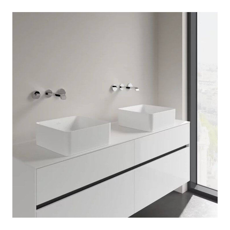 Umywalka Nablatowa Collaro 380x380 Weiss Alpin 4A213801 Villeroy&Boch