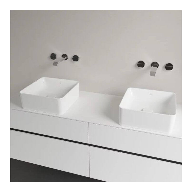 Umywalka Nablatowa Collaro 380x380 Weiss Alpin 4A213801 Villeroy&Boch