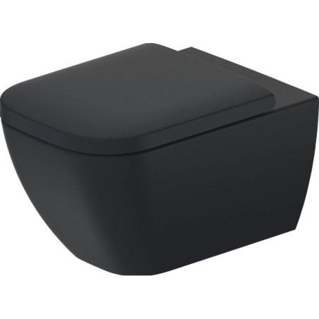 Miska WC Rimless Happy D.2 36,5x54 Anthracite Mat 2222098900 Duravit