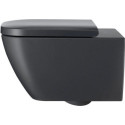 Miska WC Rimless Happy D.2 36,5x54 Anthracite Mat 2222098900 Duravit