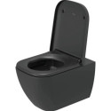 Miska WC Rimless Happy D.2 36,5x54 Anthracite Mat 2222098900 Duravit