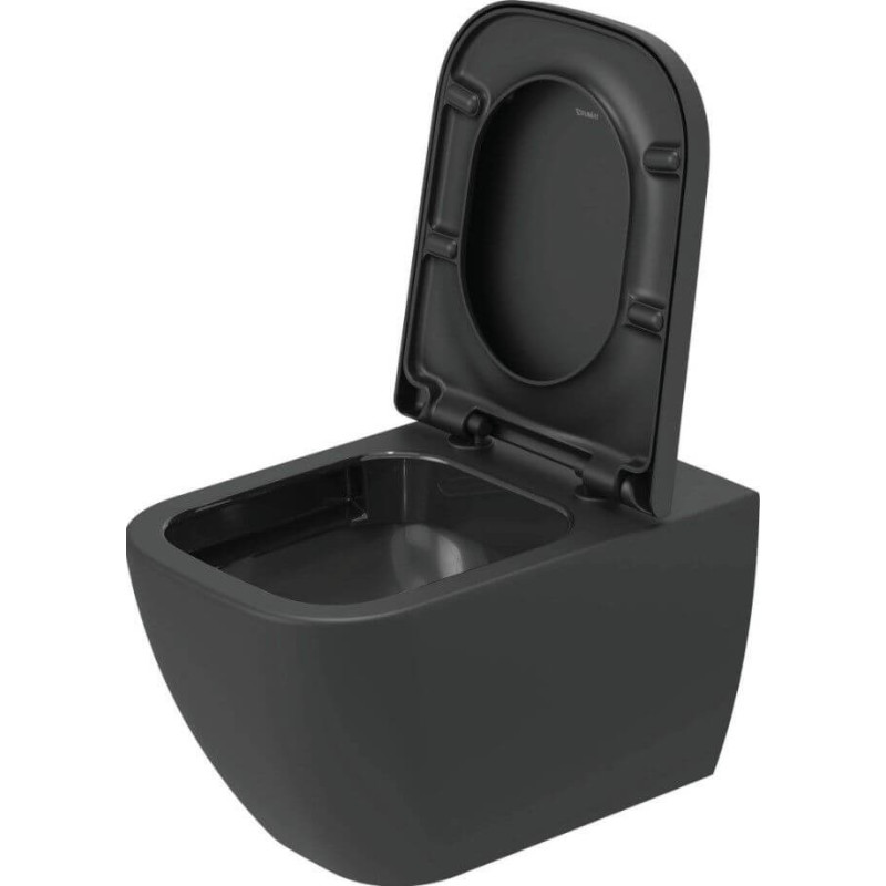 Miska WC Rimless Happy D.2 36,5x54 Anthracite Mat 2222098900 Duravit