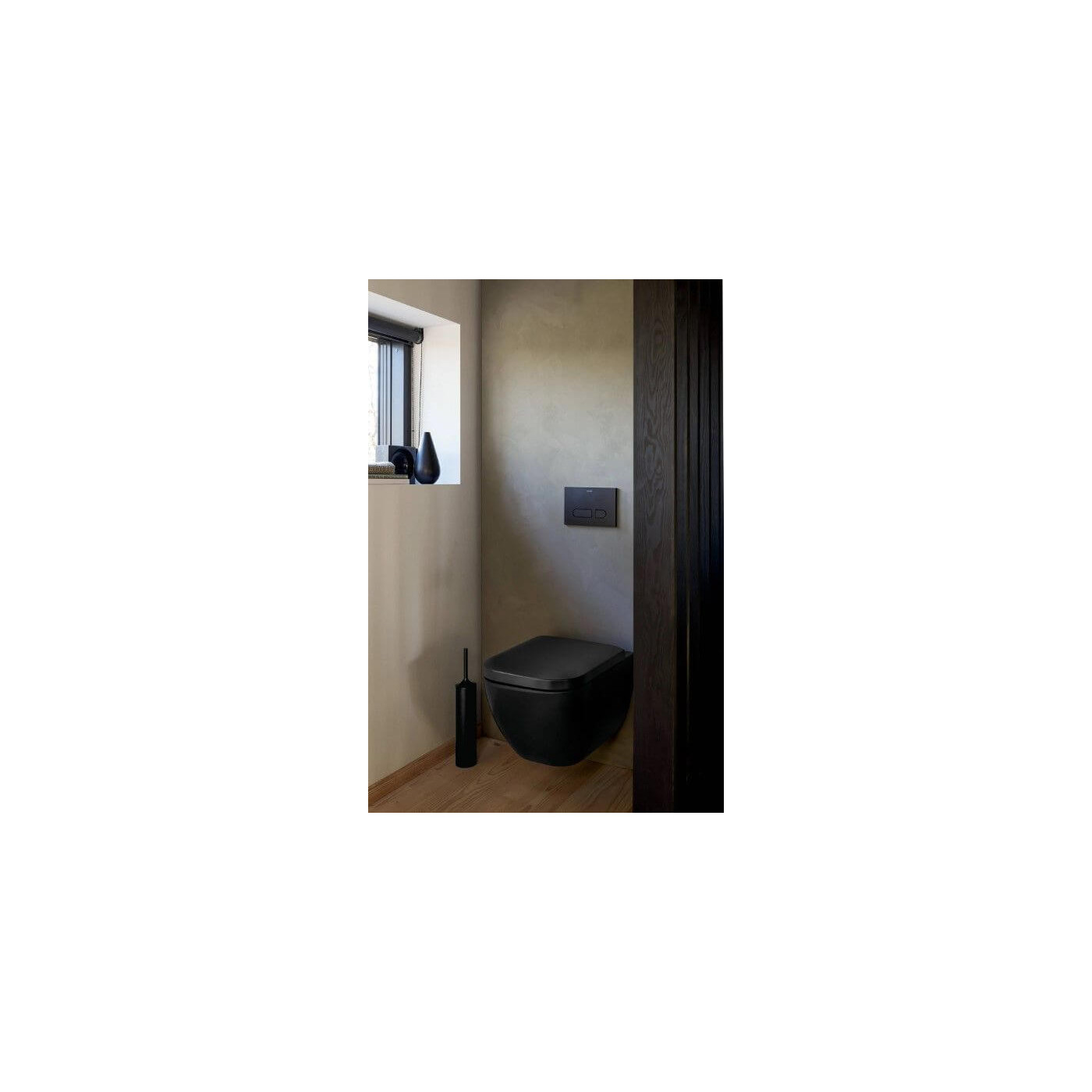 Miska WC Rimless Happy D.2 36,5x54 Anthracite Mat 2222098900 Duravit