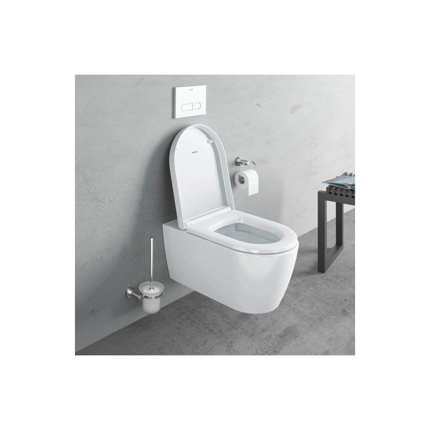 Miska WC Rimless Me By Starck 37x57x44 Z Deską Wolnoopadającą 45290900A1 Duravit