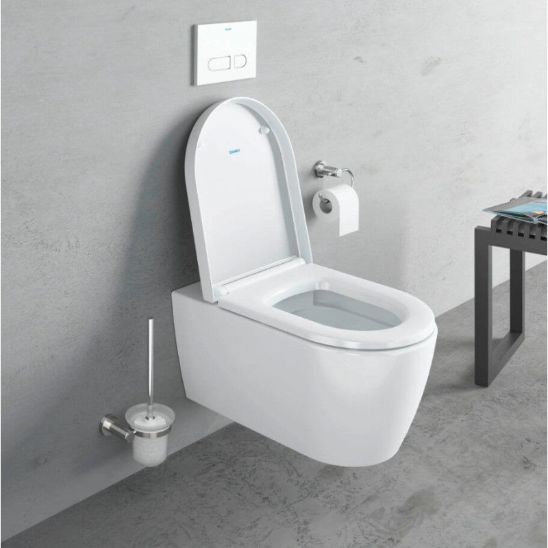 Miska WC Rimless Me By Starck 37x57x44 Z Deską Wolnoopadającą 45290900A1 Duravit