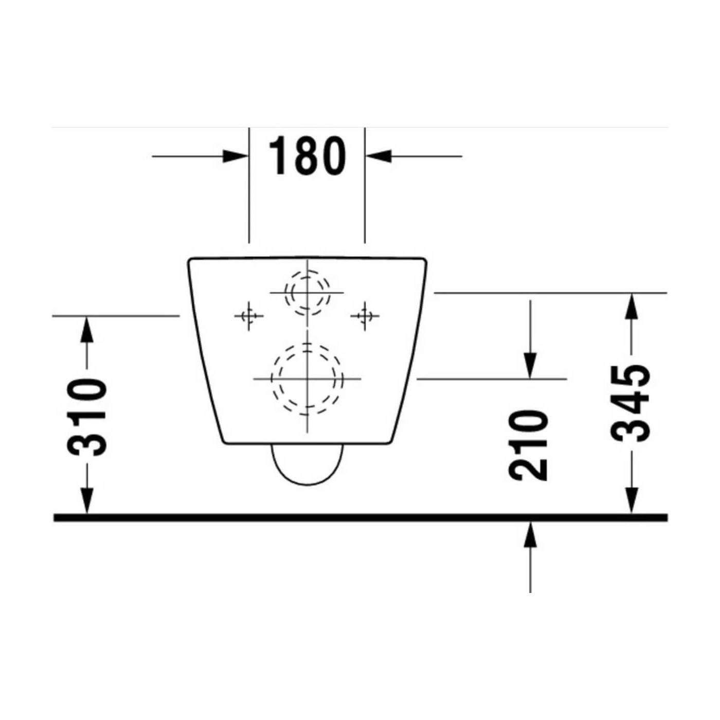 Miska WC Rimless Me By Starck 37x57x44 Z Deską Wolnoopadającą 45290900A1 Duravit