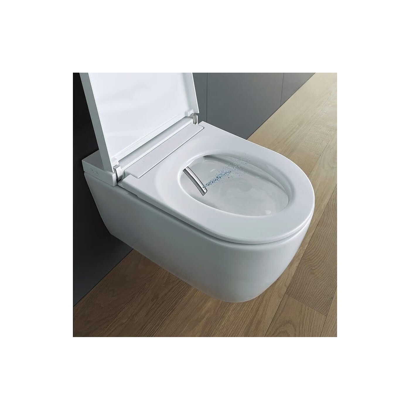 Miska WC Rimless Starck F Lite Z Deską Myjącą 57,5x37,8 650001012004310 Duravit
