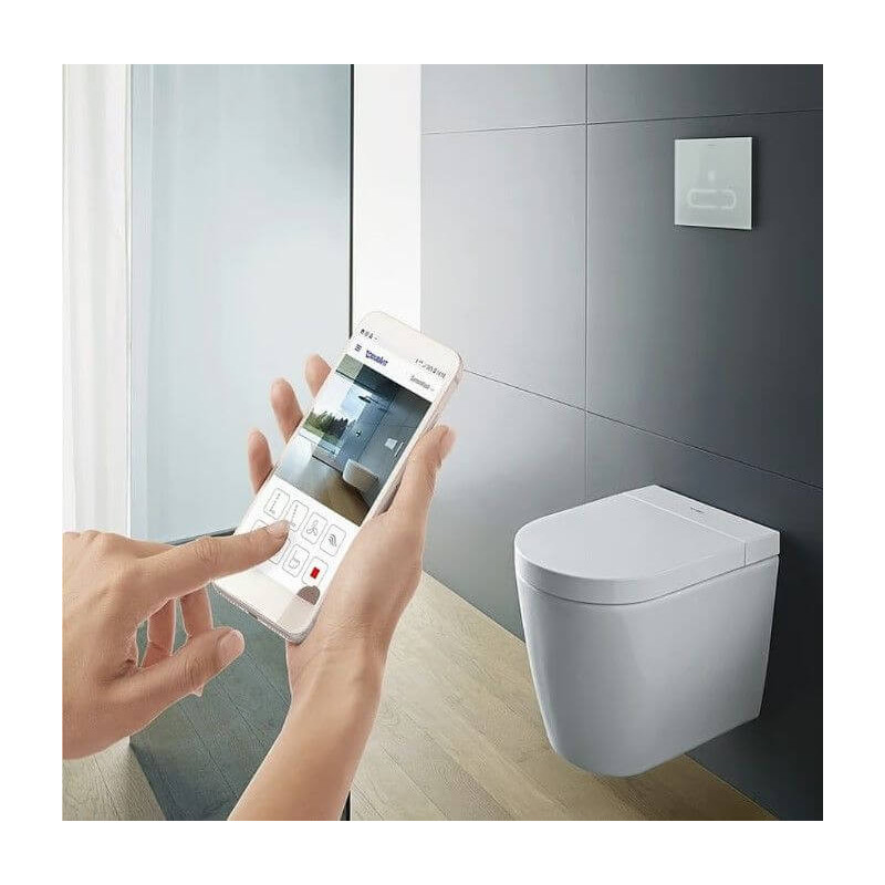 Miska WC Rimless Starck F Lite Z Deską Myjącą 57,5x37,8 650001012004310 Duravit