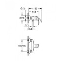 Bateria prysznicowa Eurosmart 33555002 Grohe