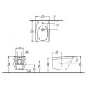 Bidet Podwieszany Shift C65401 Palazzani