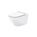 Miska WC Podwieszana Bezkołnierzowa Decos Mini Z Deską Wolnoopadającą Slim 36x32x48 cm MSM0003SLIM Massi