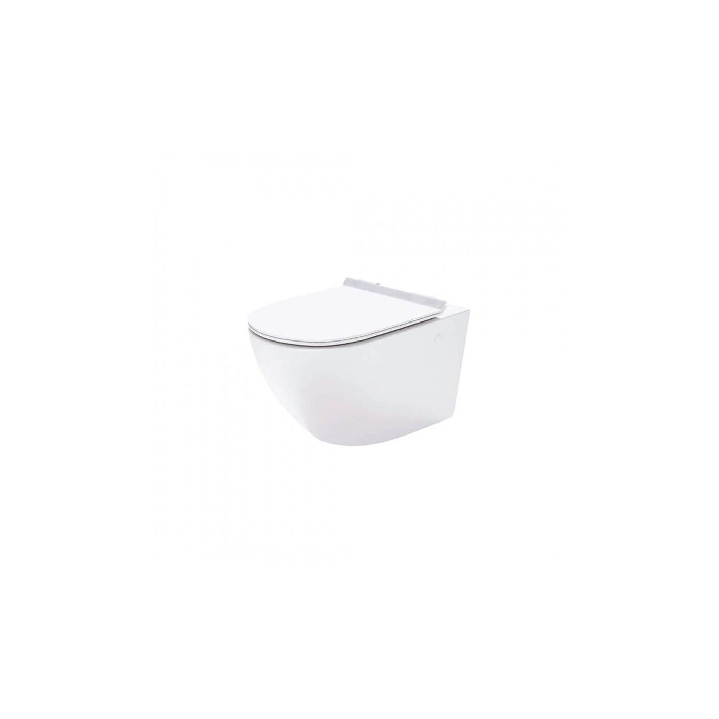 Miska WC Podwieszana Bezkołnierzowa Decos Mini Z Deską Wolnoopadającą Slim 36x32x48 cm MSM0003SLIM Massi