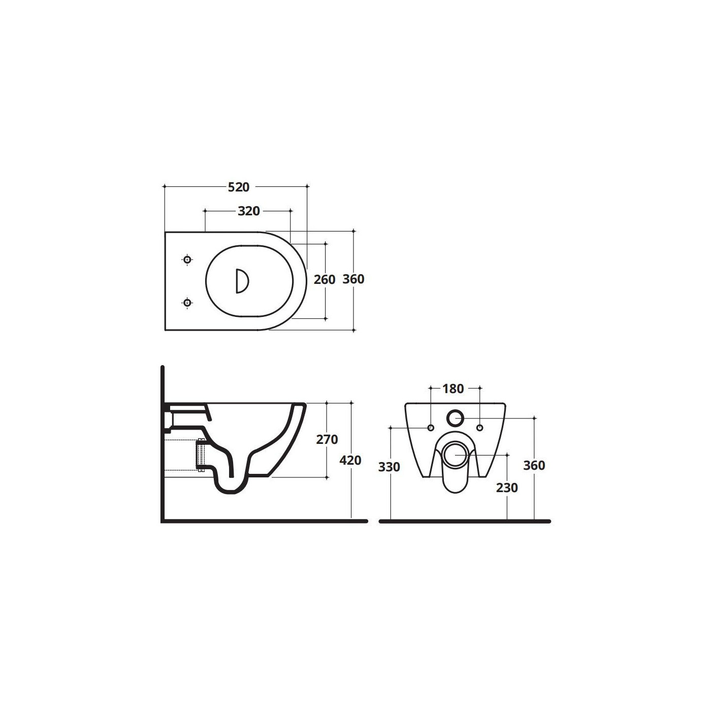 Miska WC Wisząca Rimless Beige Cover Plus+ton 40375R.06 Althea