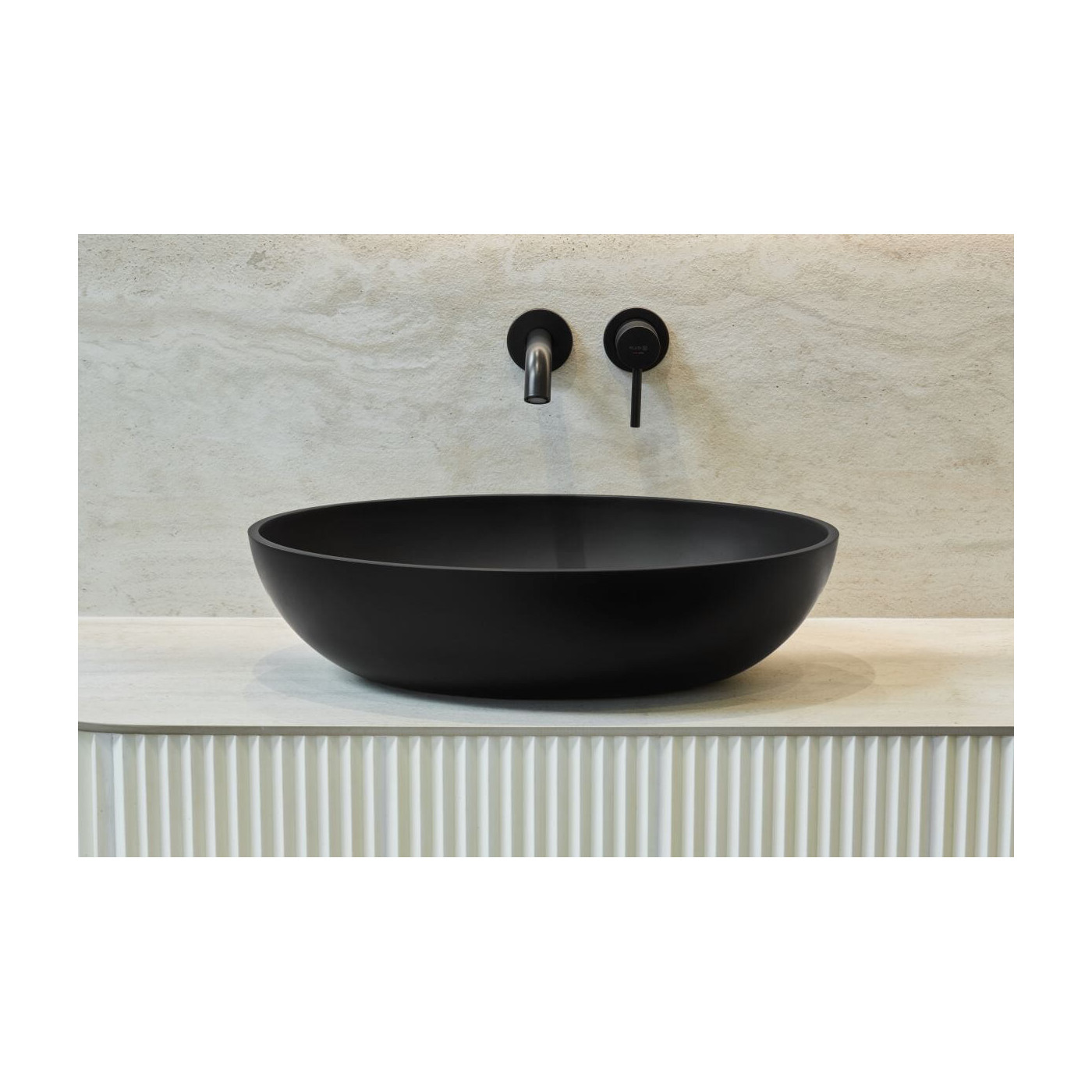 Umywalka Nablatowa Birma I 57x41 Czarny Mat P_U_604_01_0570_6_00_0_106 Marmorin