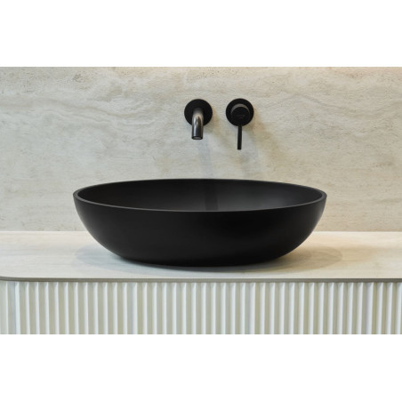 Umywalka Nablatowa Birma I 57x41 Czarny Mat P_U_604_01_0570_6_00_0_106 Marmorin