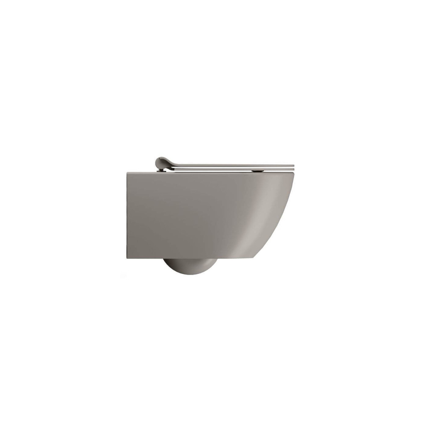 Zestaw WC 55 cm Tortora Mat 881505+MS86CSN05+FISR Gsi
