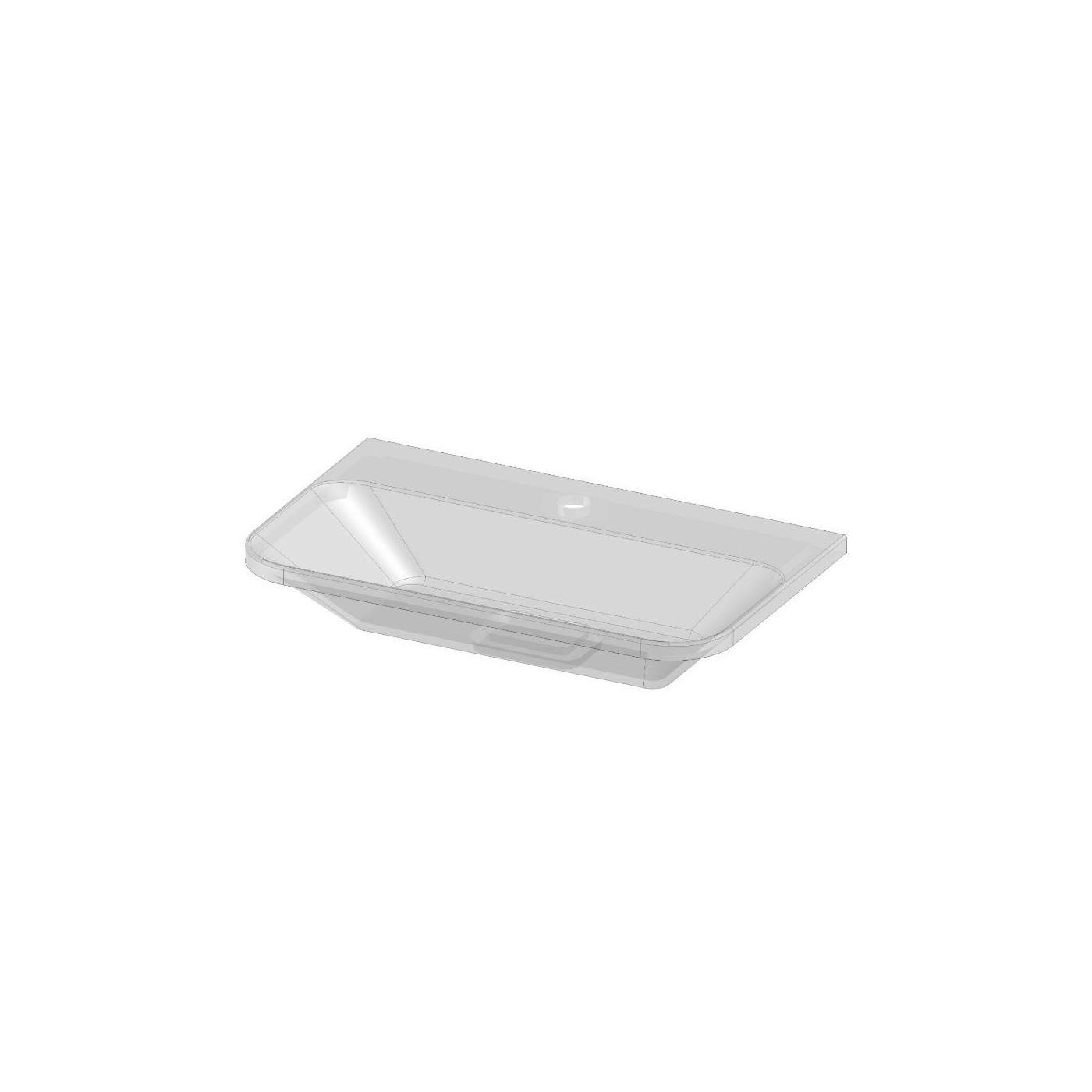 Umywalka Gloria 2.0 70x42 Z Otworem Na Baterię UM-GLORIA70 Devo