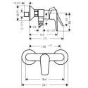 Bateria Prysznicowa Talis E Chrom 71760000 Hansgrohe