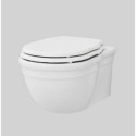Zestaw Hermitage Miska WC Bezkołnierzowa Z Deską Wolnoopadającą HEV0100100+HEA0050171 Artceram
