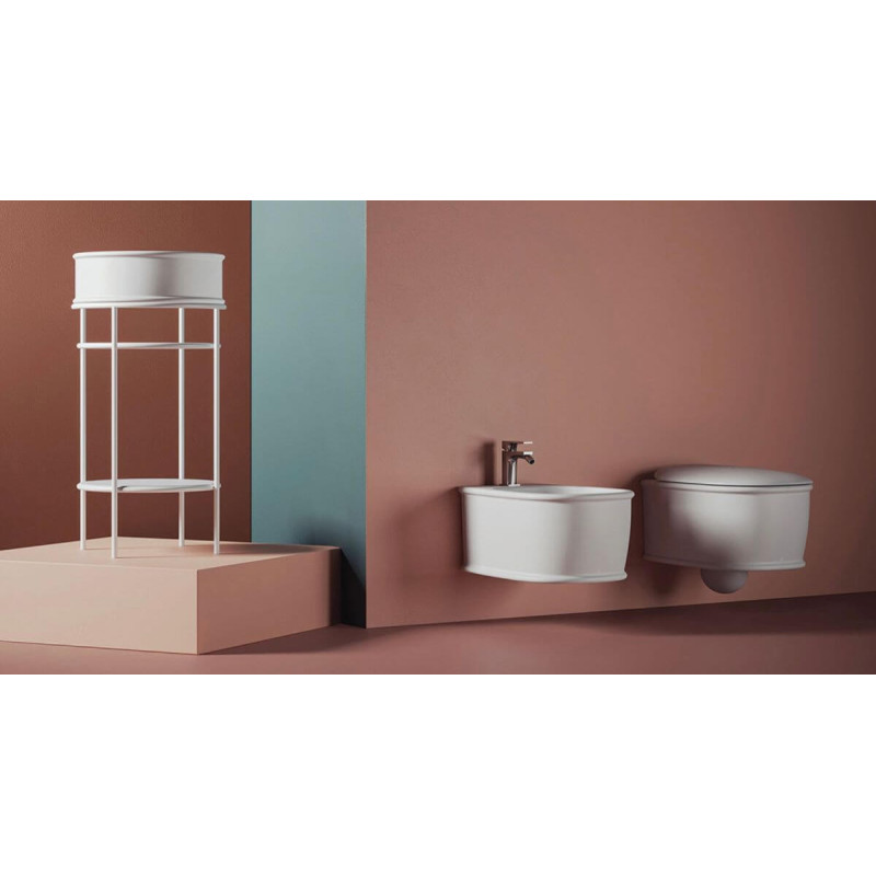 Zestaw Miska Atelier Bezkołnierzowa Z Deską Wolnoopadającą ATV0010100+AZA0010171 Artceram