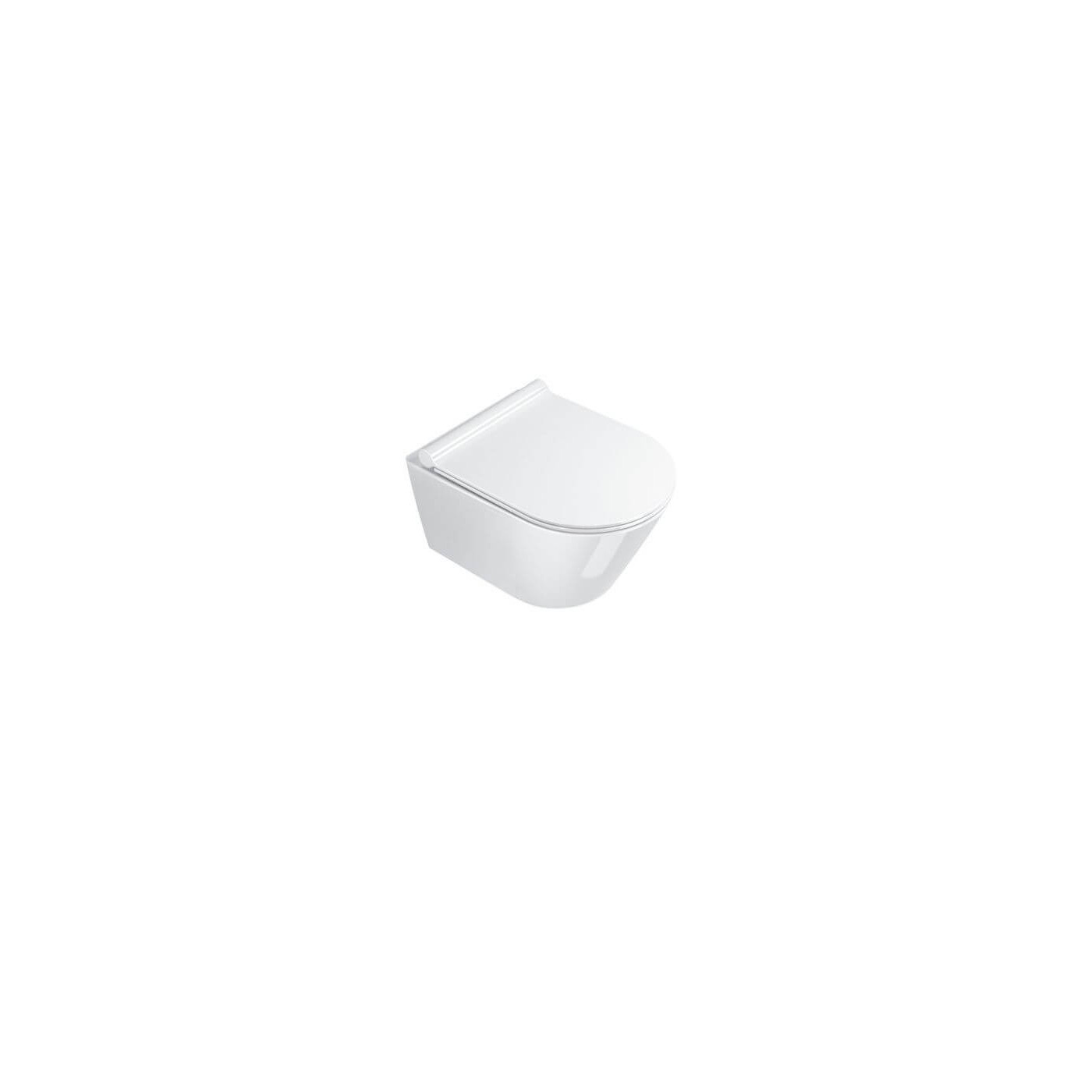 Miska Wisząca WC Newflush Zero Biały Połysk 46x35 1VSZ46R00+5V45STP00+5KFST00 Catalano