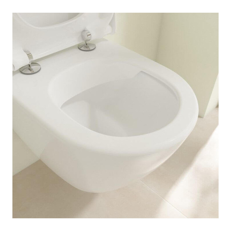 Miska WC Subway 2.0 Weiss Alpin CeramicPlus Z Deską Wolnoopadającą 5606R0R1+9M69S101 Villeroy&Boch