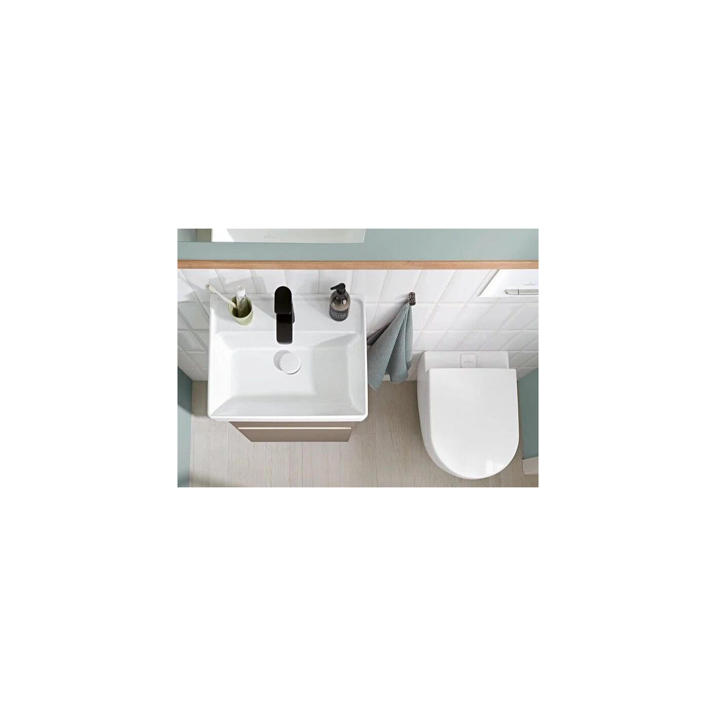 Miska WC Subway 2.0 Weiss Alpin CeramicPlus Z Deską Wolnoopadającą 5606R0R1+9M69S101 Villeroy&Boch