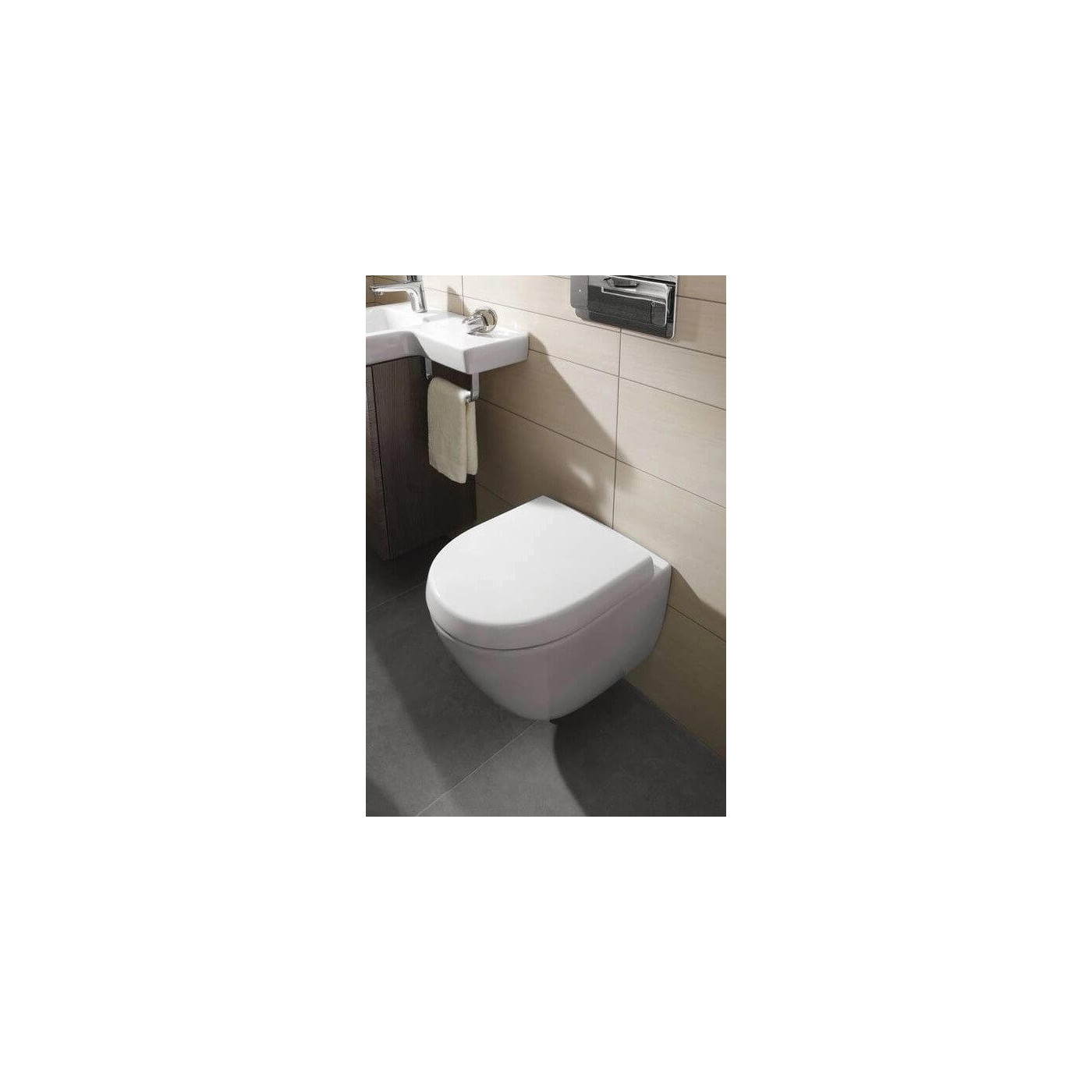 Miska WC Subway 2.0 Z Deską Wolnoopadającą 5606R001+9M69S101 Villeroy&Boch