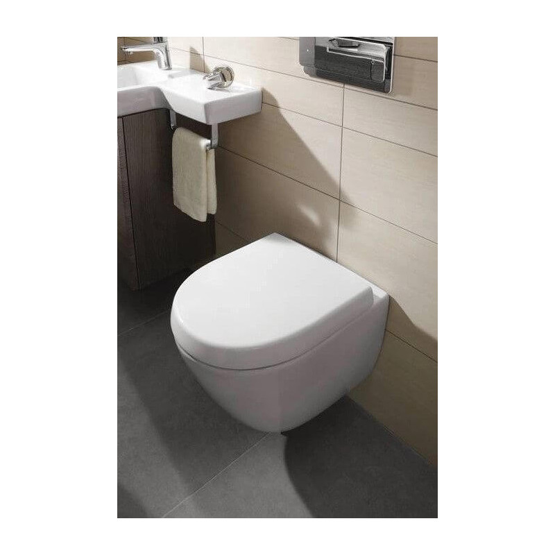 Miska WC Subway 2.0 Z Deską Wolnoopadającą 5606R001+9M69S101 Villeroy&Boch