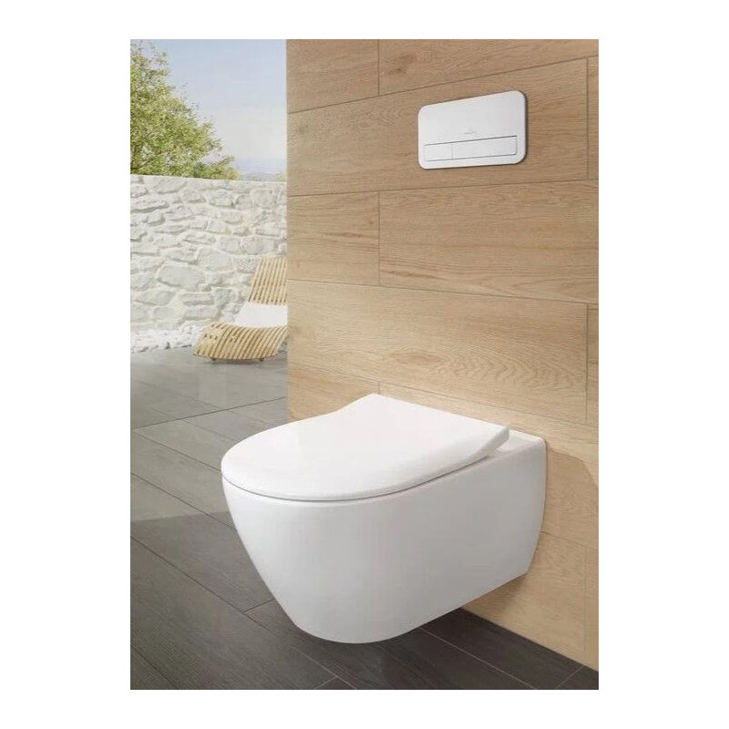 Miska WC Subway 2.0 ViFresh Z Deską Wolnoopadającą 5614A101+ 9M78S101 Villeroy&Boch