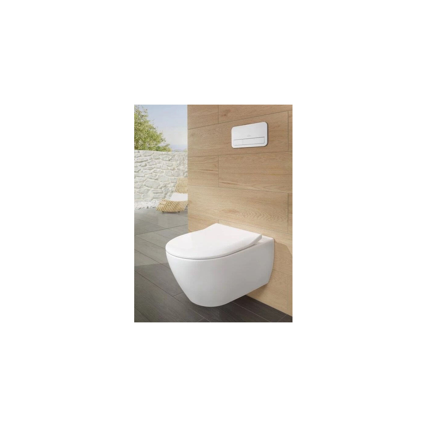 Miska WC Subway 2.0 Z Deską Wolnoopadającą CeramicPlus 5614A1R1+9M78S101 Villeroy&Boch