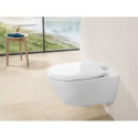 Miska WC Subway 2.0 Z Deską Wolnoopadającą CeramicPlus 5614A1R1+9M78S101 Villeroy&Boch